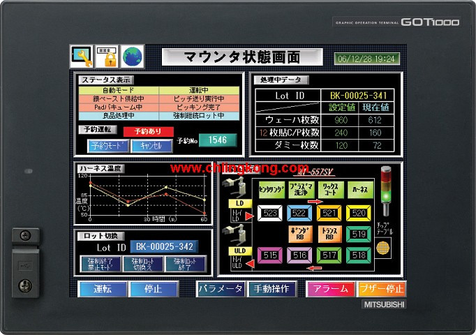 三菱 10.4英寸觸摸屏 GT1575-VNBA