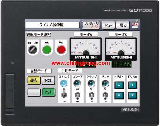 三菱 8.4英寸觸摸屏 GT1665M-STBA