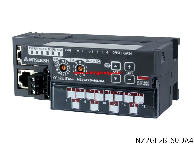 三菱 模數型遠程模擬輸出模塊 NZ2GF2B-60DA4